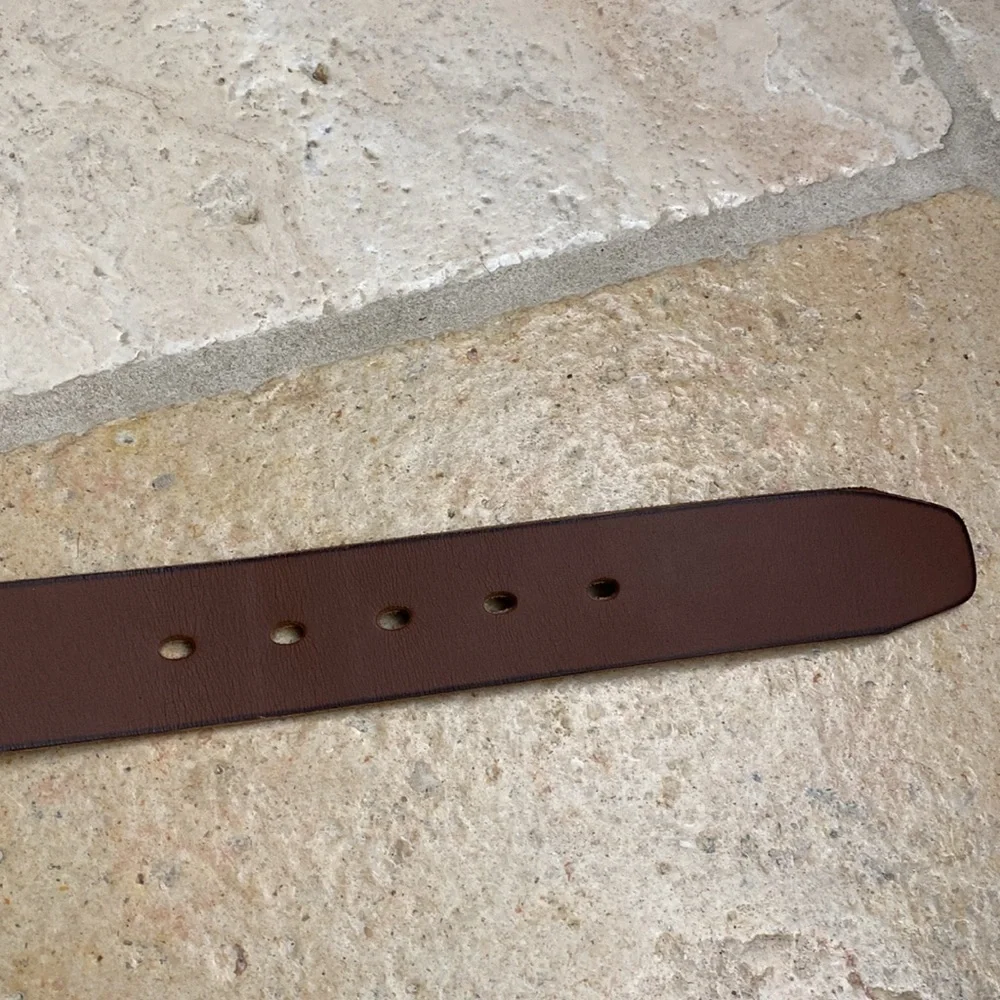 Timberland Men's Genuine Leather Belt 38 classic minimalist western